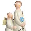 Żywiczna Figurka Anioła Matka Córka Statuetka Anioła Ozdoba na Stół Symbol Miłości Matki i Córki Prezent