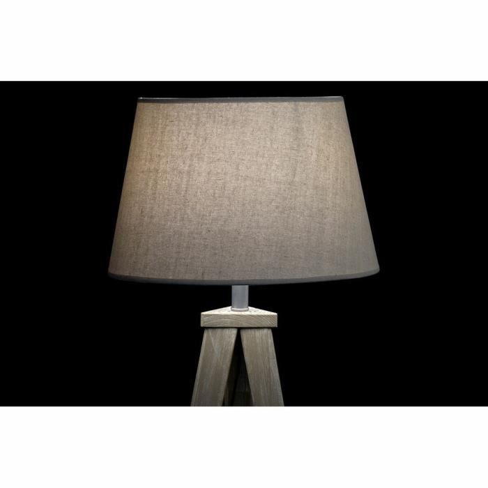 Lampadaire - Rétro Sixties - Pied tripode - Lot de 2 - Métal crème 60W
