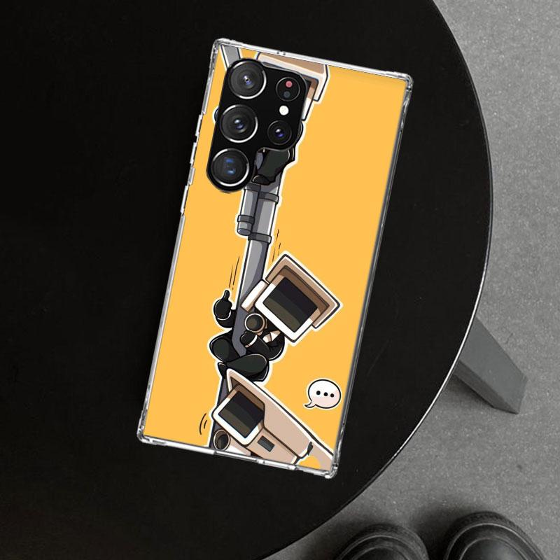 S-Skibidi Toilet Mobile Cell Phone Case Cover for Samsung Galaxy S26 S25 Edge S24 S23 Ultra S22 Plus S21 FE S20 + Art Customized