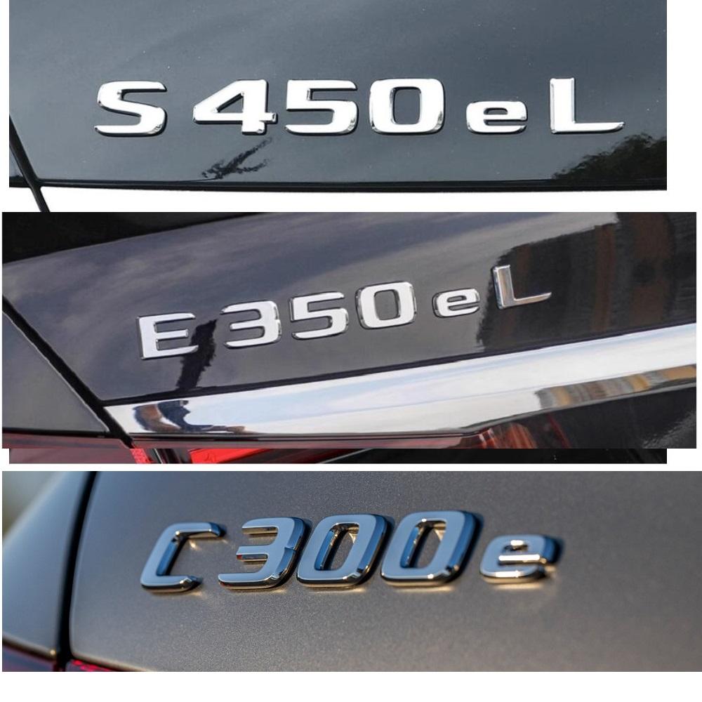 Glossy Black Trunk Letters for Mercedes Benz CLE Class CLE300 CLE350 CLE400 CLE450 CLE500 4MATIC Emblems Nameplate