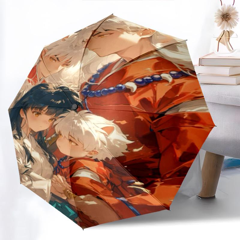 Whispers Cloak Folding Umbrella Portable 8 Paraphenoid Bones Sun Umbrella Three Folds Travel