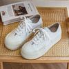 3172 high-end little white shoes men's spring new niche big head shoes thick sole heightening low-top casual board shoes