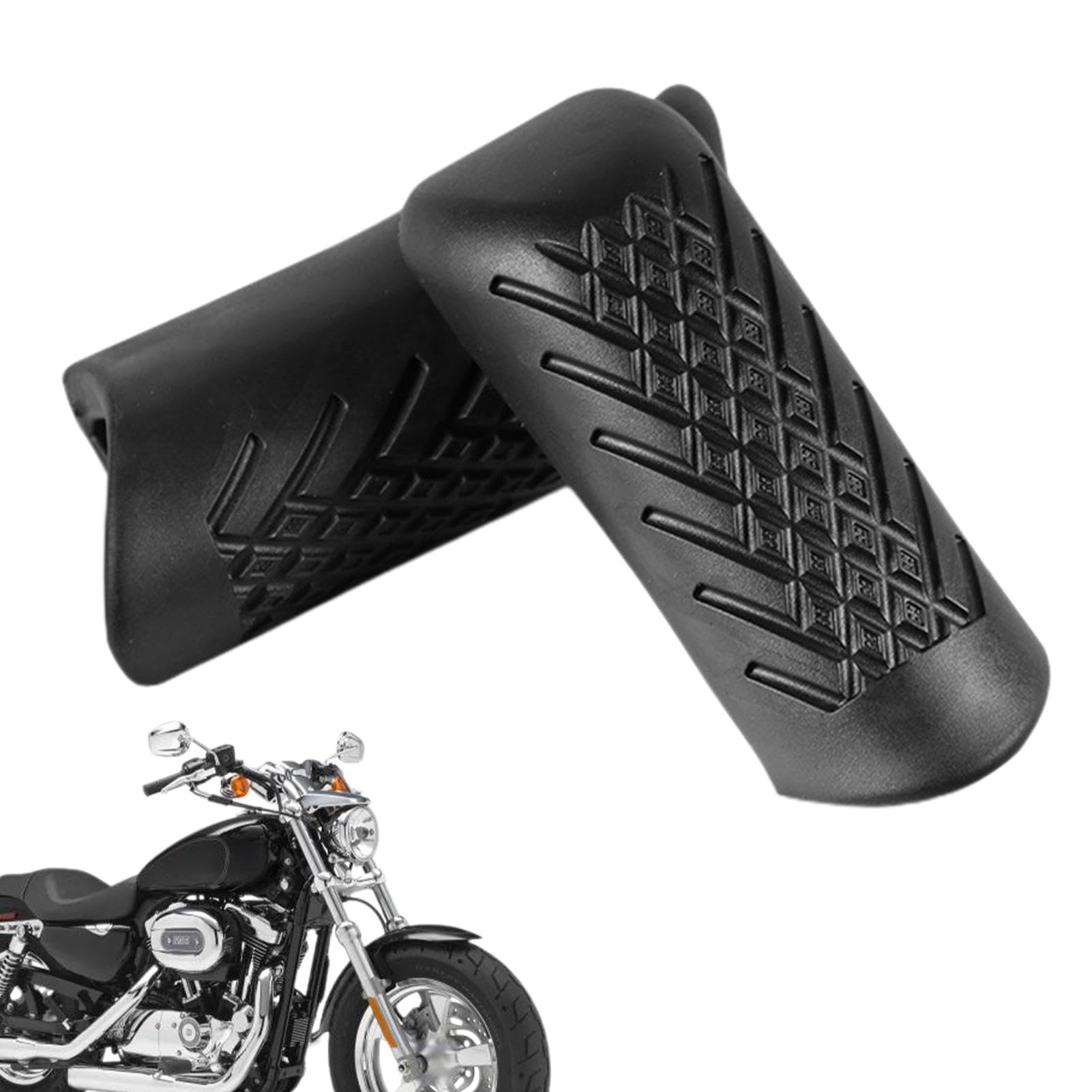 

Mihauuke Motorcycle Bumper Block, Motorcycle Drop Guard | Motorcycle Engine Guard Protector Anti-Slip Bumper black