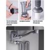Set di Accessori Drenanti Robusti Comprensivo di Lavelli Singoli Doppi Assemblaggio Tubo di Scarico per Uso in Cucine Moderne