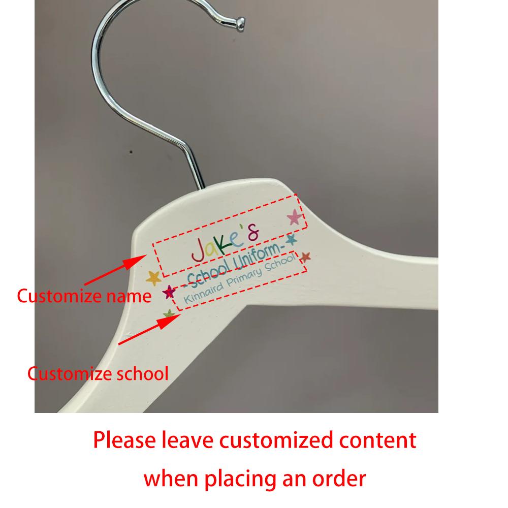 

Custom School Uniform Hanger Starting School Coat Hanger Keepsake First Day of School Schoolie Pre-school Nursery Kindergarden 1pcs38cm