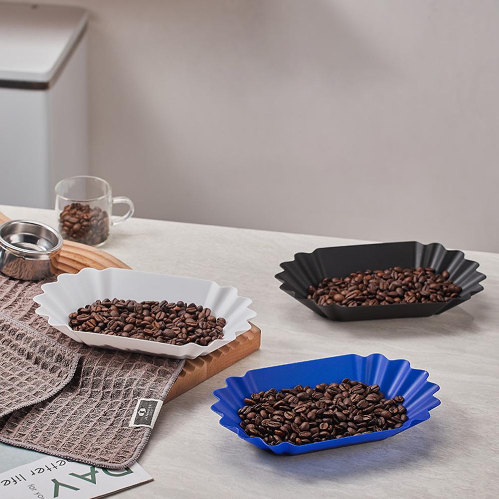 Tasting Plate Display Plate Display Dish Convenient Coffee Plate Container Suitable for Coffee Beans and Small Biscuits