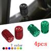 4 stuks Auto CNC Aluminium Bandenventiel Luchtpoort Ventielsteel Dekseldoppen Voor Mito Accessoires