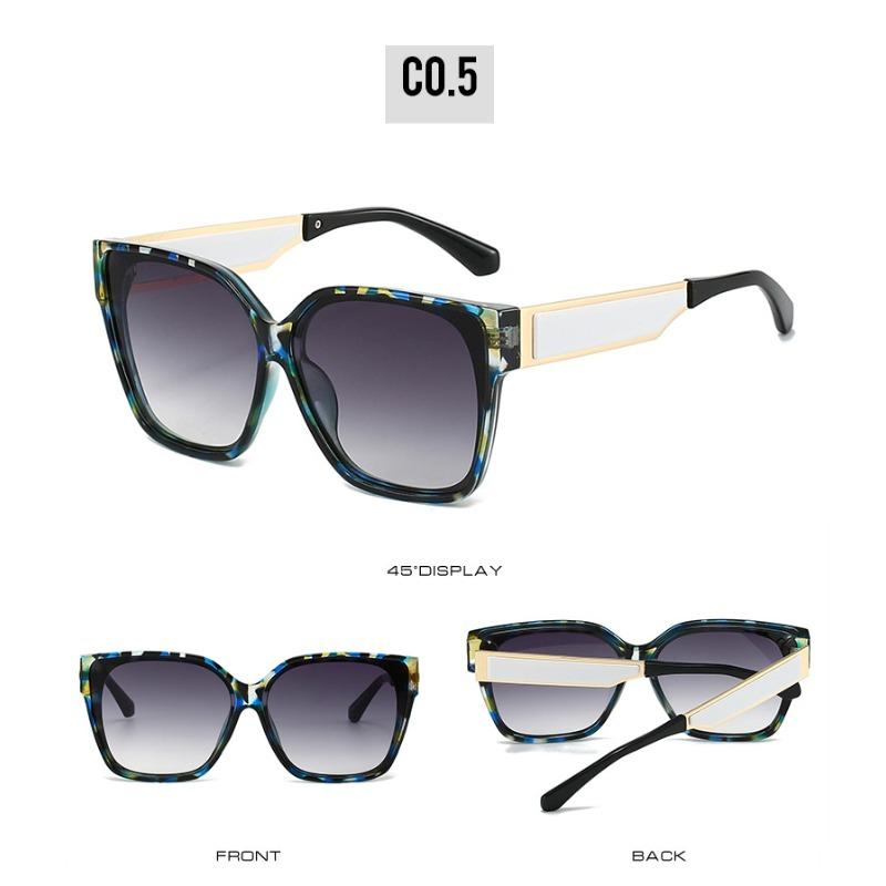 New Retro Square Black Sunglasses For Men Women Outdoor Protection Gradient Shades Uv400 Classic Trendy Driving Sun Glasses