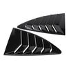 1 Paar Zijraam Louver Ventilatiekap Sierlijst voor   86CelsiusScion FR S     13-18 Zwart