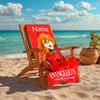 Personalized customized proof beach towel with Asuka Langley Soryu  pattern - soft, absorbent, quick-drying, perfect swimming, camping&bathing