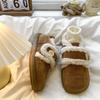 Retro Platform Soles All-inclusive Furry Women's 2 New Autumn and Winter Wear Warm Cotton Shoes Plush Snow Boots