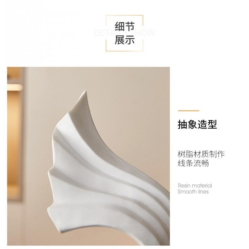 Modern Resin Decorative Sculpture Living Room Entryway TV Cabinet Office Desk Minimalist Luxury Home Decor