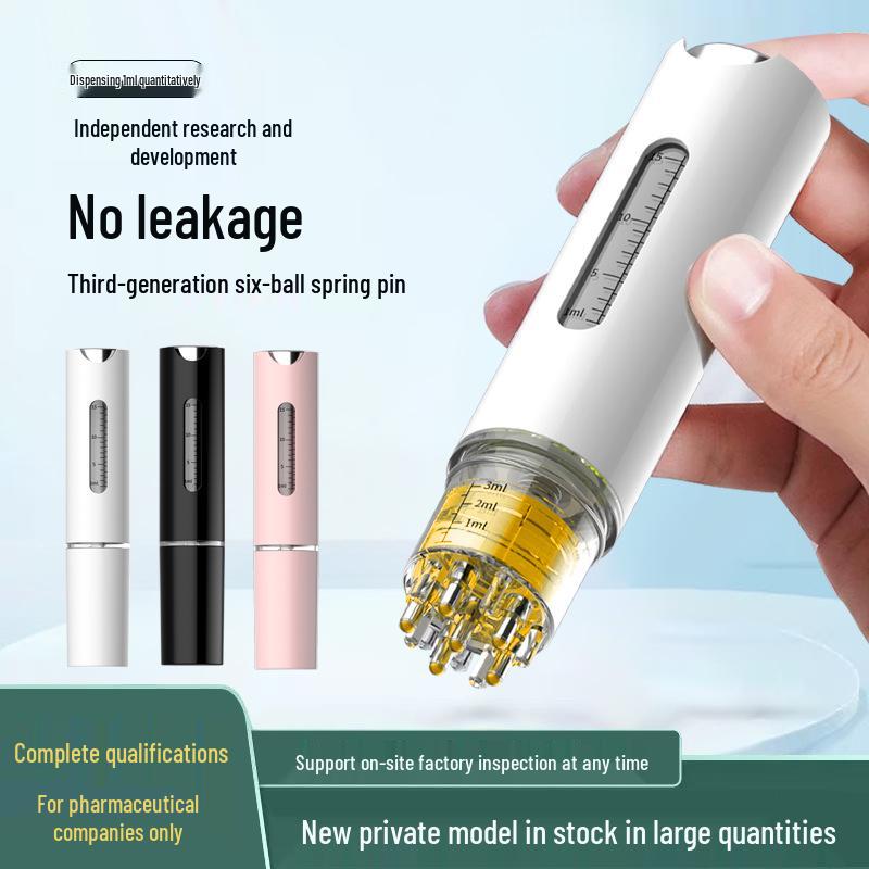 Mino Scalp Applicator 15ml: Large-Capacity Portable Hair Strengthening Oil Roller & Massage Comb
