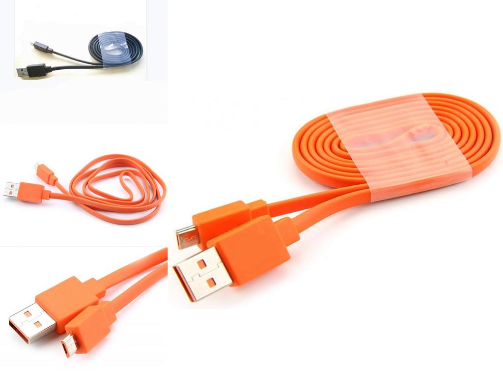 Versatile Speakers Micro Usb Fast Charger Flat Cable Cord For Charge 3+ Flip 4 Speaker Durable And Ideal Gift For Friends And Family