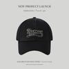 New Three-dimensional Embroidered Letter Hard Top Baseball Cap for Men and Women, Sun Protection, Summer Face Cap, Sun Hat