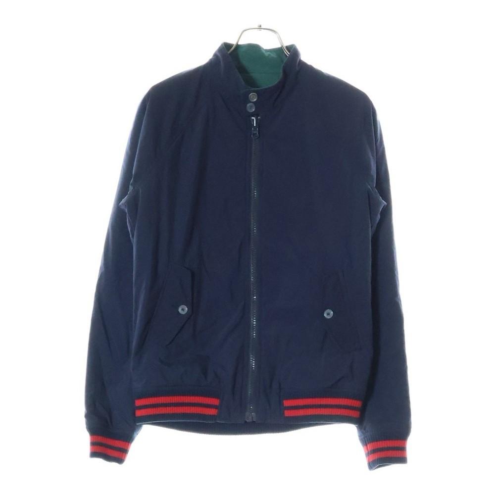 BAND OF OUTSIDERS Reversible Zip Up Swing Top Blouson Jacket Navy Used eaa9aa17c Unisex T-Shirt M