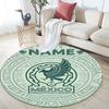 Custom Name,Mexico pattern round rug,Carpet Rug for Living Room Bedroom Playroom ,Non-slip Floor Mat,Holiday Gifts and Birthday Gifts.