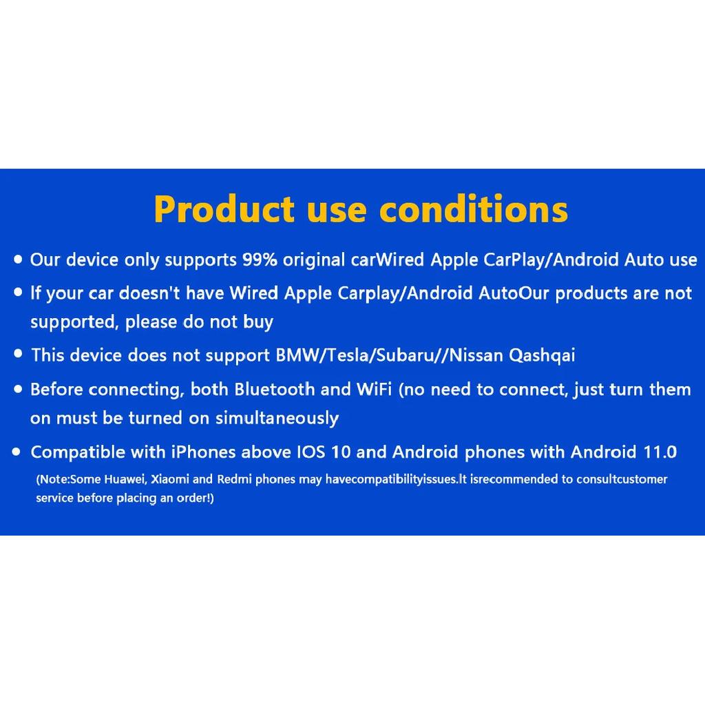 XUDA 2025 New Mini 2-in-1 Wireless CarPlay Adapter, Wired To Wireless CarPlay and Android Auto Smart Box, Stable Transmission