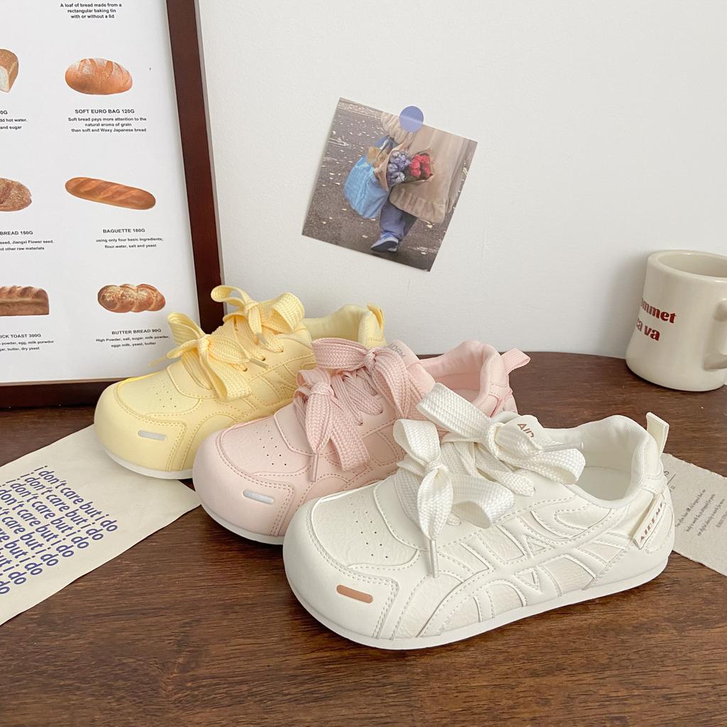 [Uncle Shoe] Board shoe puff ugly cute new niche student platform white shoes women 2025 design moral training shoes women