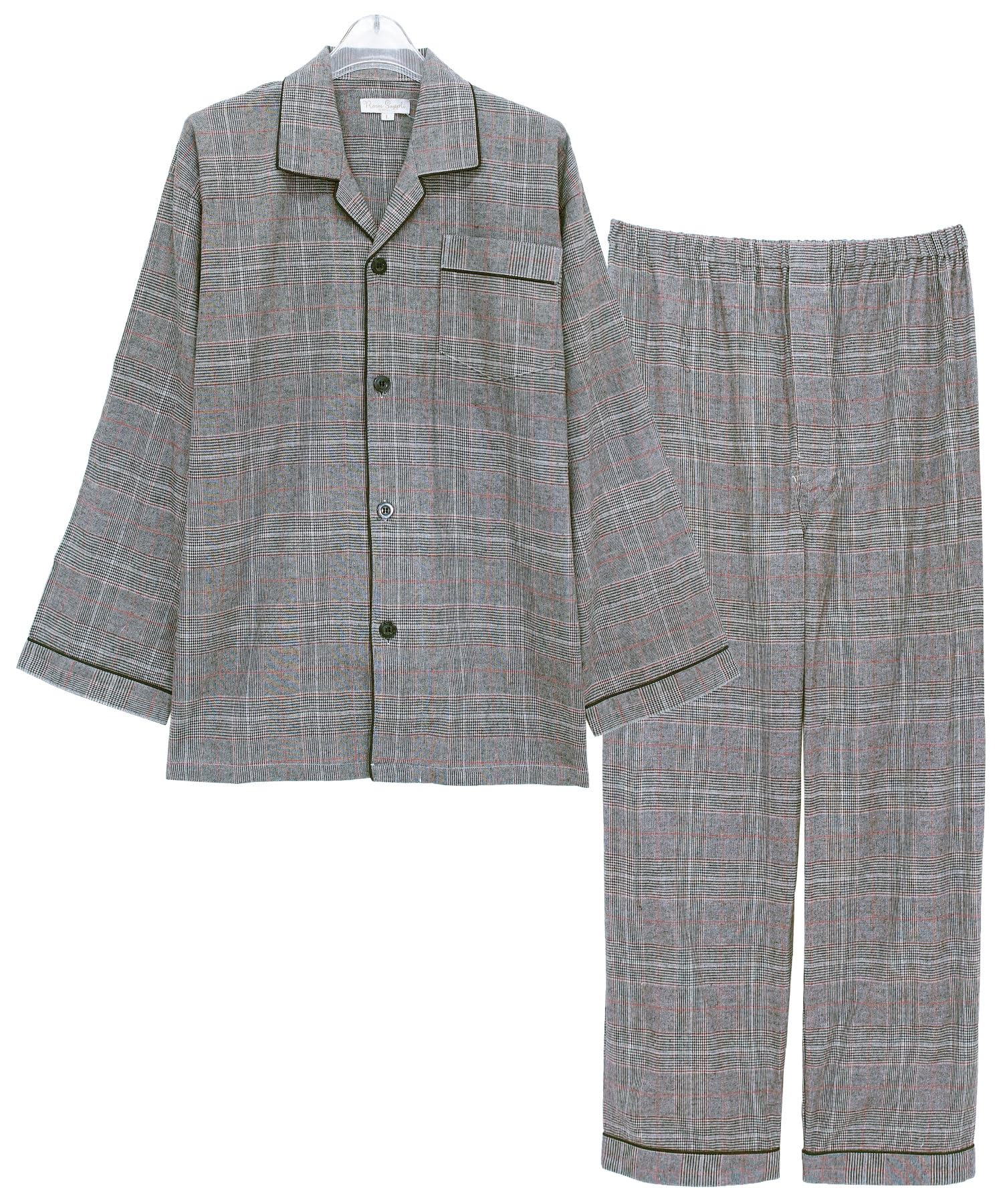 

NISHIKI Хлопковый комплект с длинным рукавом из вискозы для весны и осени, мужская пижама для дома, 100% материал, приятный к коже,