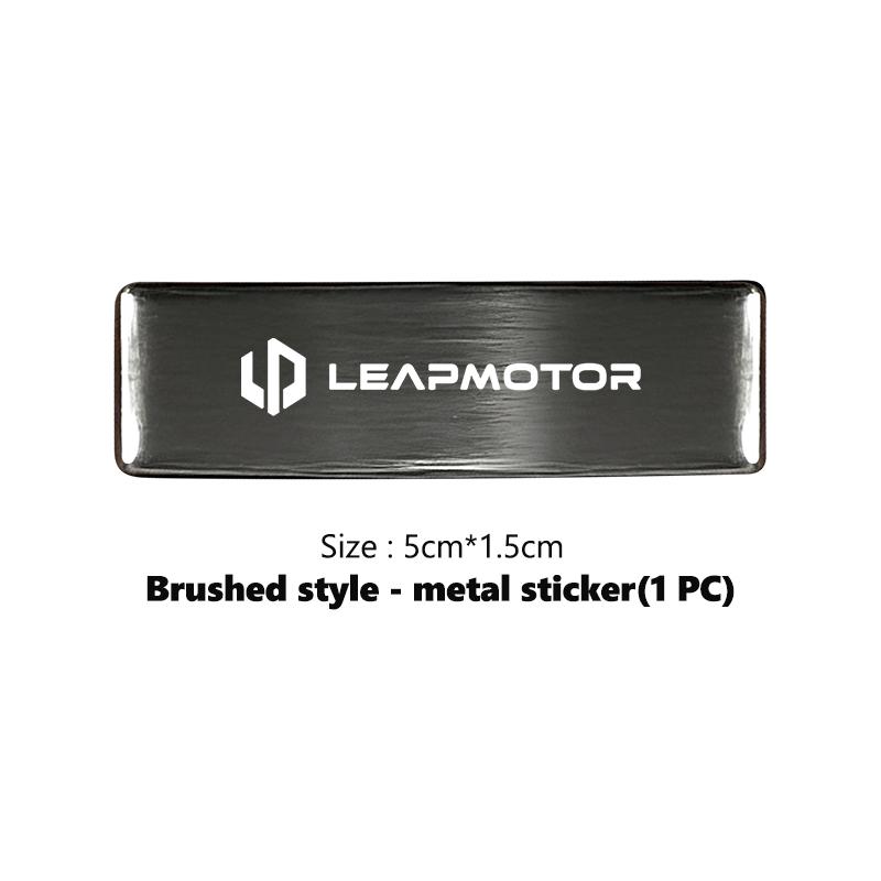 Car Body Sticker Aluminum Alloy Emblem Decoration Auto Stickers For Leapmotor 2022 2023 2021 T03 S01 C16 C11 C01 C10
