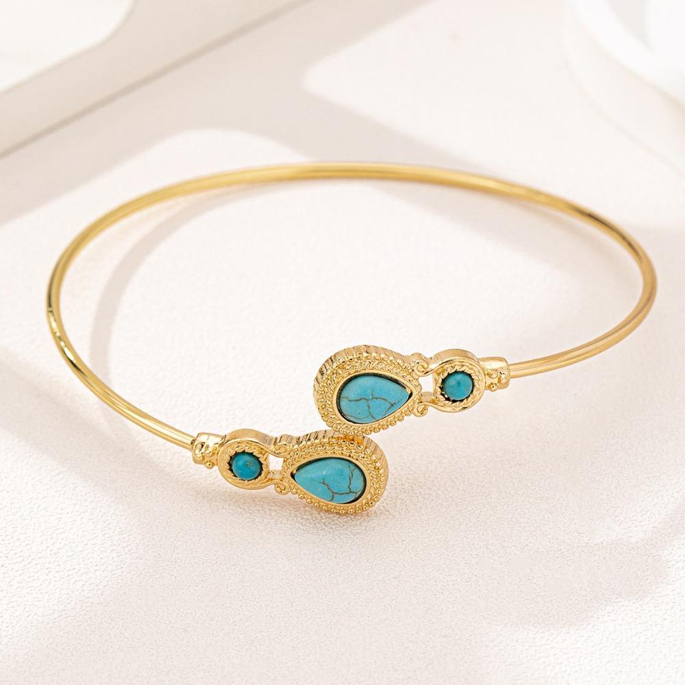 Zinc Zinc Alloy Arm Cuff Spiral Bohemian Bracelet Fashion Cuff Bangle for Women  Women