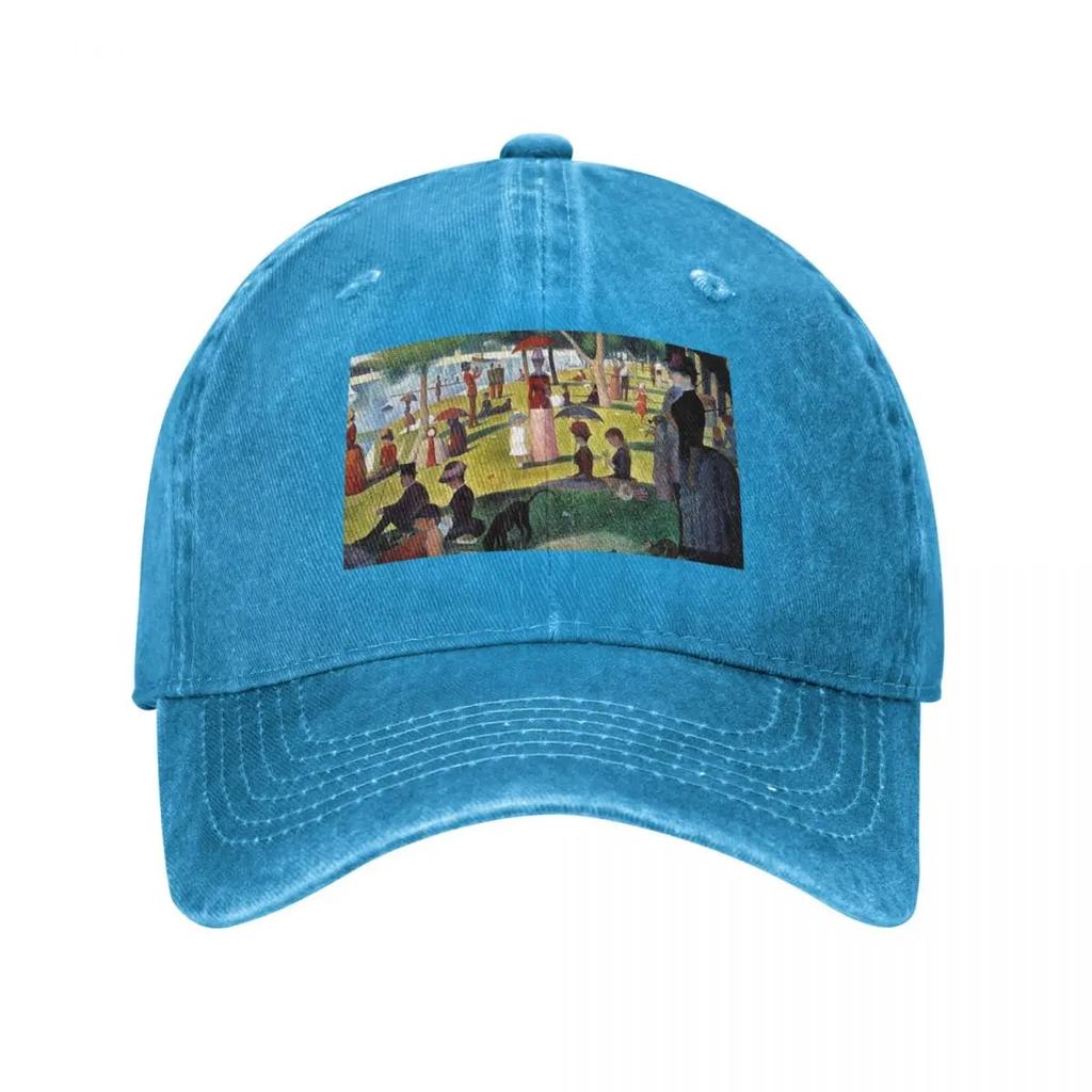 A Sunday On La Grande Jatte Baseball Cap Dropshipping Beach Hat Luxury Cap Winter Hat Womens Beach Visor Unisexs