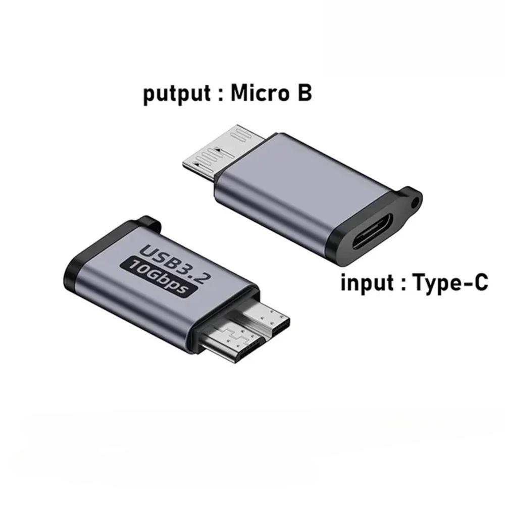 

Адаптер Micro B USB C 3.0 Папа к Type C Мама Разъем Type-C USB3.0 Micro B