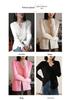 Women's Autumn/Winter Fine Wool Round Neck Hollow Stripe Long Sleeve Knitwear