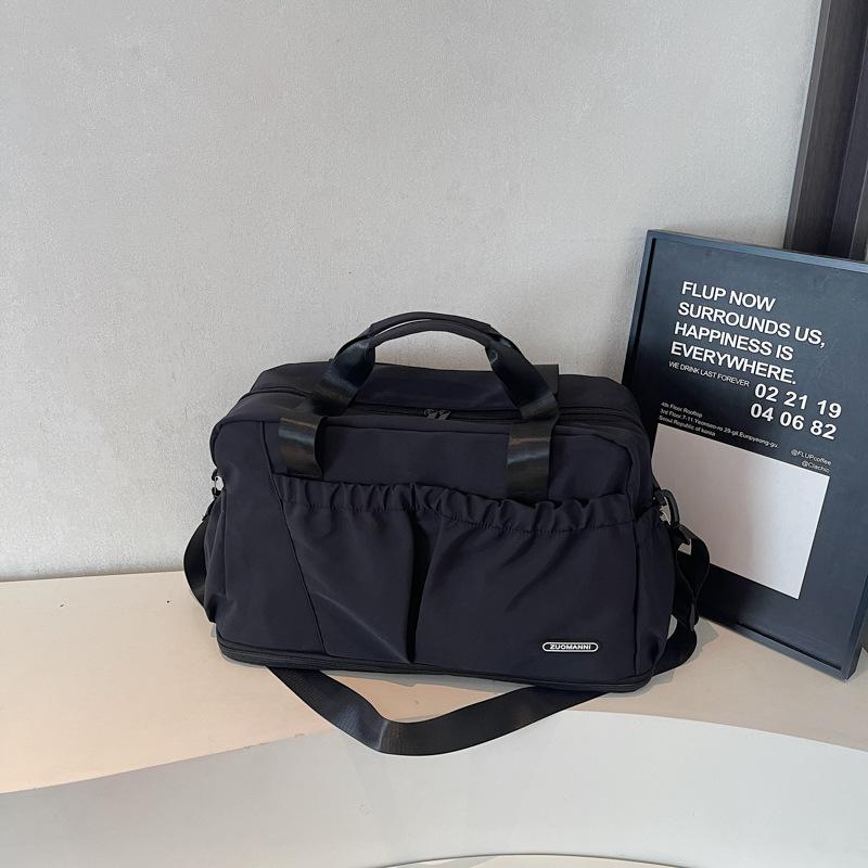 

Дорожная сумка для отдыха и поездок на работу высокой ценности Большая вместительная расширяемая спортивная сумка для хранения фитнес-принадлежностей Сумка для ручной клади для деловых поездок чёрный