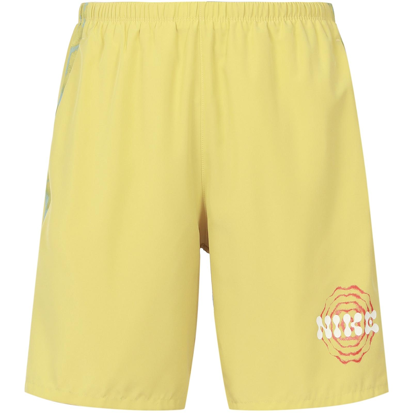 Nike Dri-FIT Solid Color Quick Dry Breathable Back Pocket Running Shorts Yellow Men s DM4820-304 L