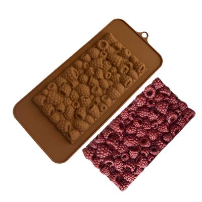 Silikonform zum Backen Himbeer-Kirsch-Design Schokoladenstückchen Silikonform Kinder Süßigkeiten Backwerkzeuge Küchenbackzubehör