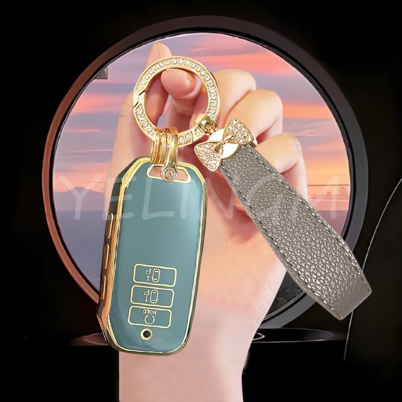 7 Buttons Tpu Car Key Case Cover For Kia Sportage Niro Sorento Mq4 Ev6 Seltos K5 K8 V6 Gtline   Protected Holder Fob Bag
