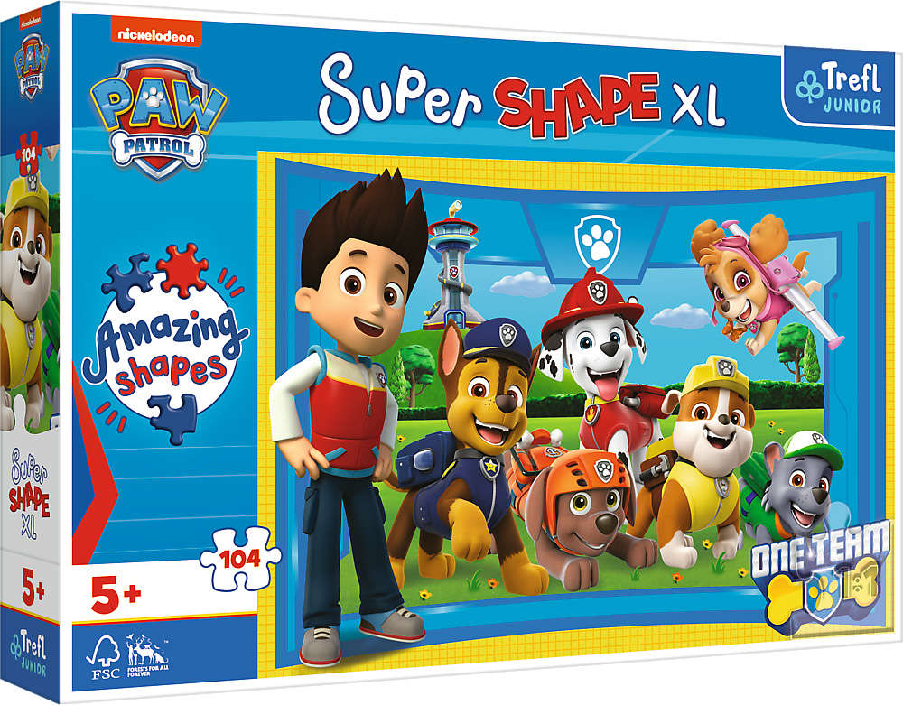 TREFL 50016 Puzzle 104 XL Hunde-Freunde / Paw Patrol