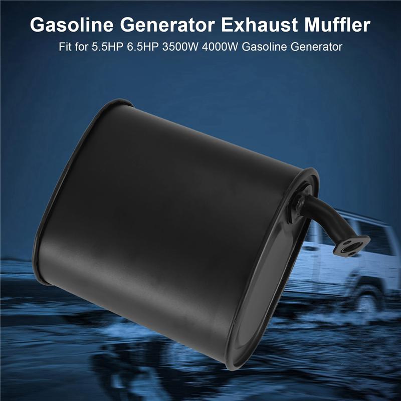 Generator Universal 2-3KW Exhaust Muffler for 5.5HP 6.5HP 3500W 4000W Accessories