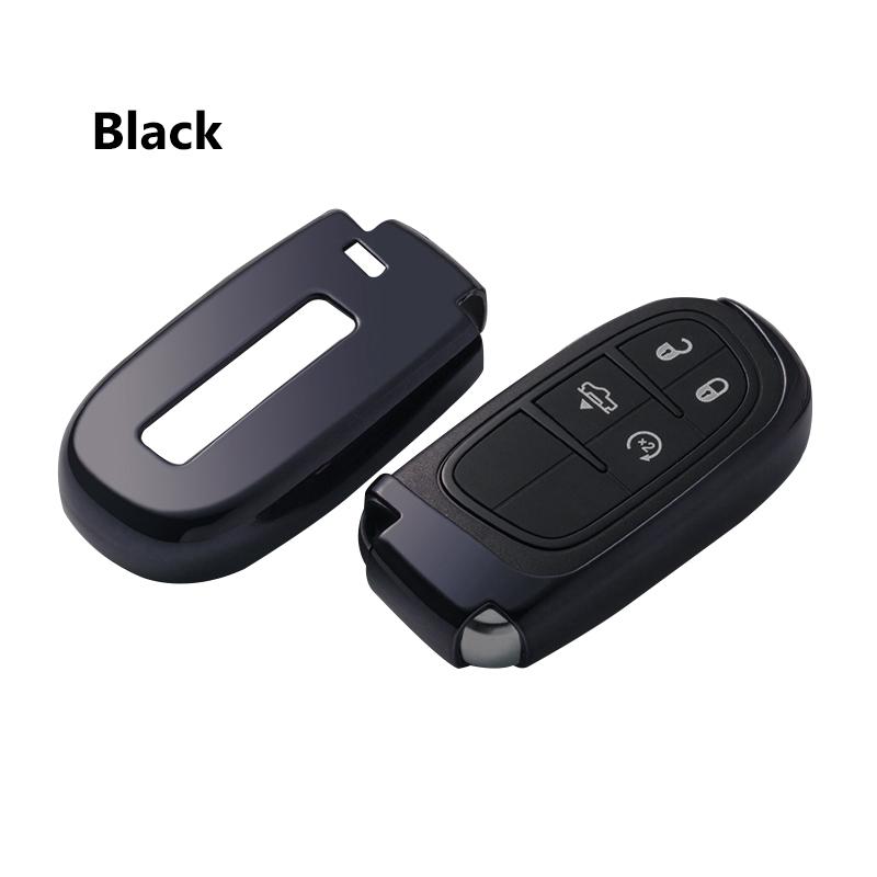 Smart TPU Soft Protective key Case Shell Cover for Renegade Grand Cherokee Journey Charger Chrysler 200 300 300C Protector Holder