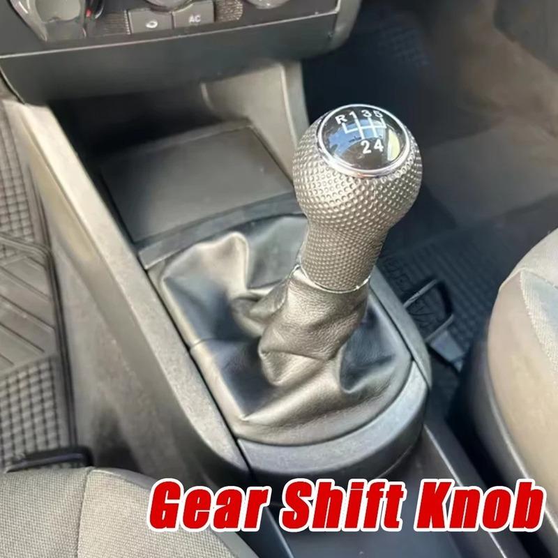New Product 5/6 Speed Car-Styling Gear Stick Shift Knob for Seat Ibiza 2002 2003 2004 2005 2006 2007 2008 Leather Boot Interior