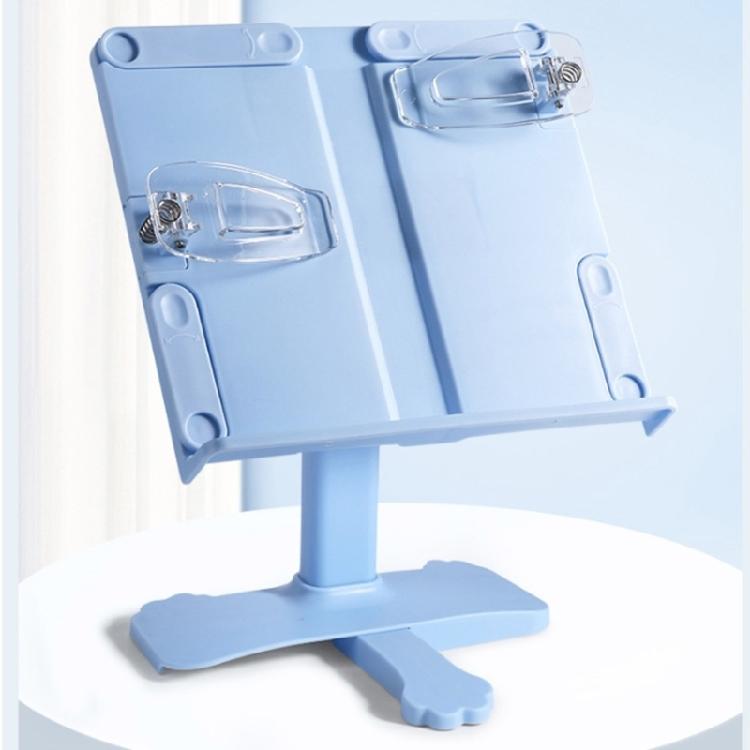Collapsible Desktop Books Holders Sturdy Plastic Multi Position Reading Stand For Office School Ergonomics
