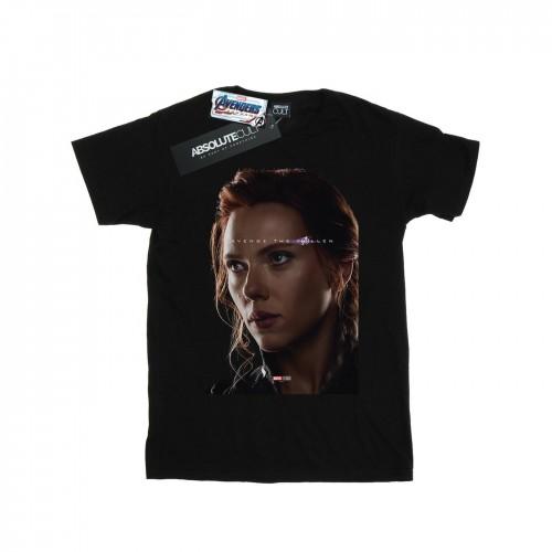 Marvel Womens/Ladies Avengers Endgame Avenge The Fallen Black Widow Cotton Boyfriend T-Shirt