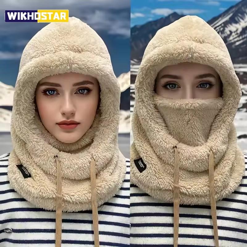 Sıcak Termal Rüzgar Geçirmez Balaklava Kayak Başlığı Motosiklet Yüz Örtüsü Polar Polar Ayarlanabilir Bisiklet Boyun Örtüsü Tam Yüz Maskesi Kış