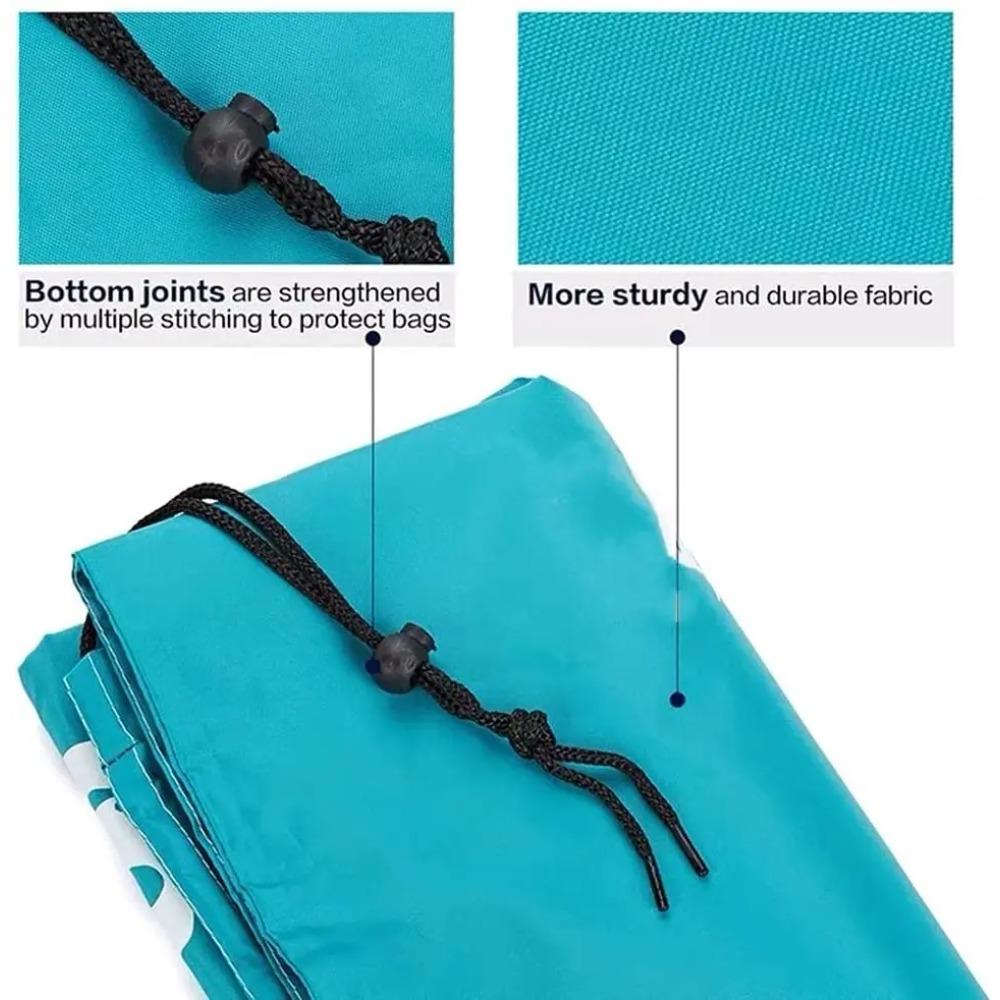 1pcs Large Capacity Travel Laundry Bags Solid Color Dirty Clothes Organizer Durable Storage Bag Portable Drawstring Bag