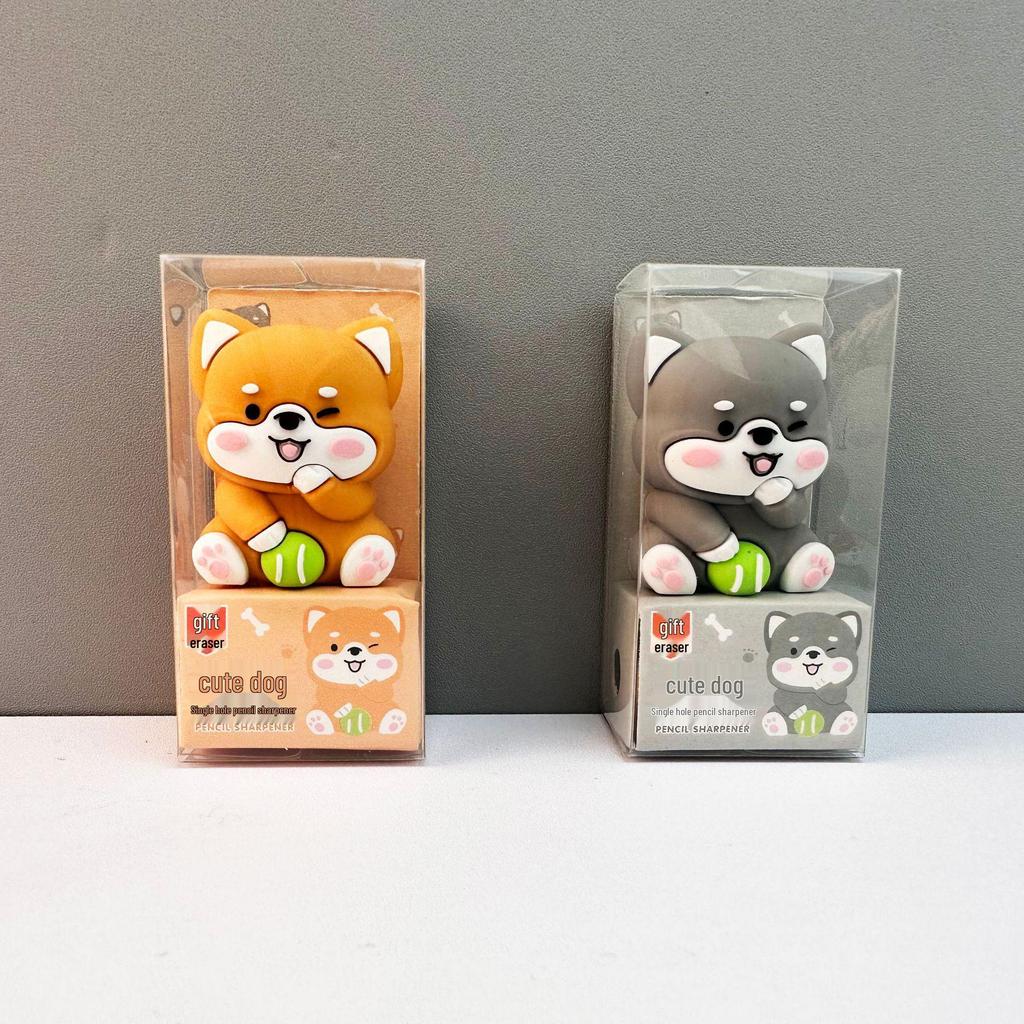 Portable Cute Cartoon Pencil Sharpener with Eraser for Primary Students - Stationery Gift