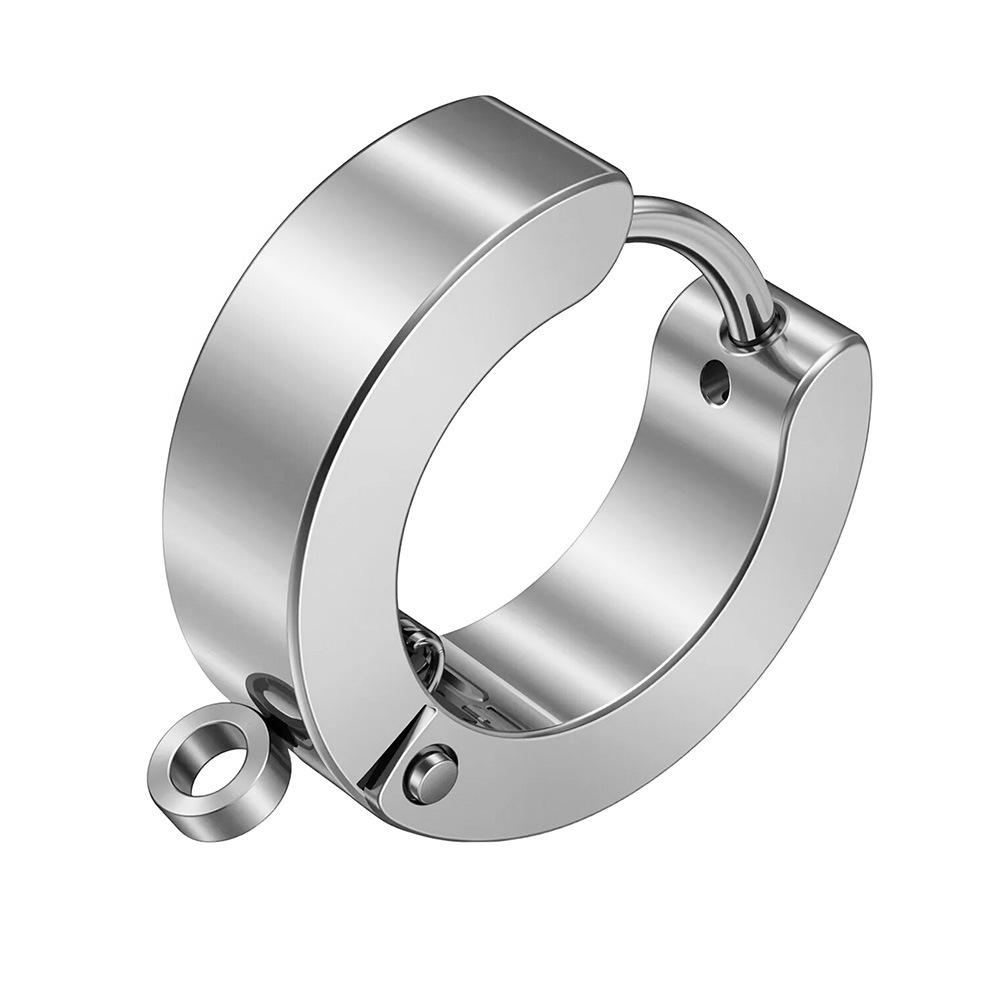 

Stainless Steel Clip On Earrings Non Pierced Ear Cuffs Adjustable Hoop Earrings for Men and Women Durable Hypoallergenic Jewelry One Size