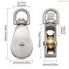 K1AE Quiet and Reliable SwivelPulley Wire Rope Pulley Smooth Rollers for Lifting
