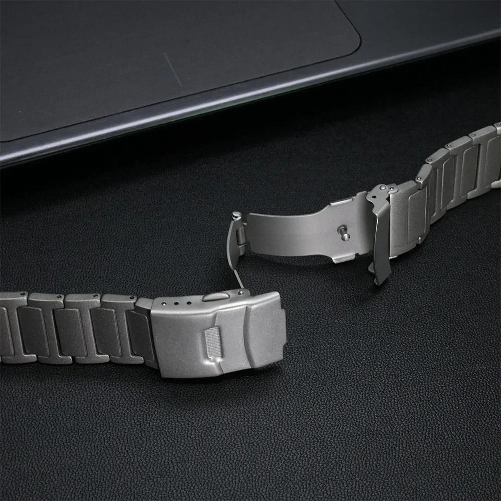 Men Titanium Band for Samsung Galaxy Watch 8 Classic 46mm Ultra 2025 47mm Luxury Metal Strap For GALAXY Watch 8 40/44mm Bracelet