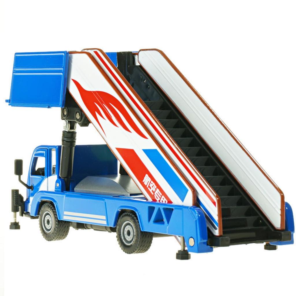 Scale Passenger Elevator Airport Boarding Vehicle Model Alloy Diecast Car Model for Home Decoration 143