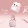 Newborn Baby Nail Scissors Baby Nail Care Tools Kids Safety Portable Nail Scissors Trimmer Tweezers with Box Kids  Nail Art  Set