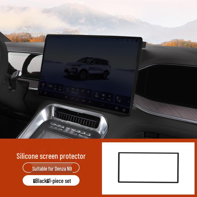 Denza N9 Navigation Screen Silicone Protector: Complete Car Interior Accessory Set.