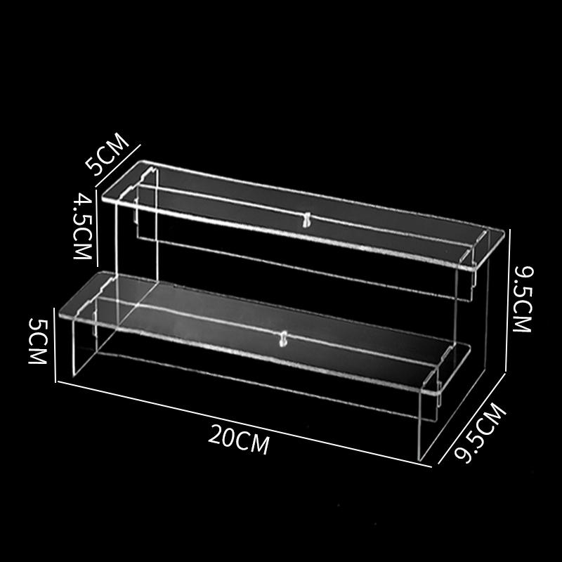 1-5 Tier Clear Acrylic Display Stand for Funko Figures Perfume Organizer Collections Doll Cosmetic Storage Holder Cupcake Stand