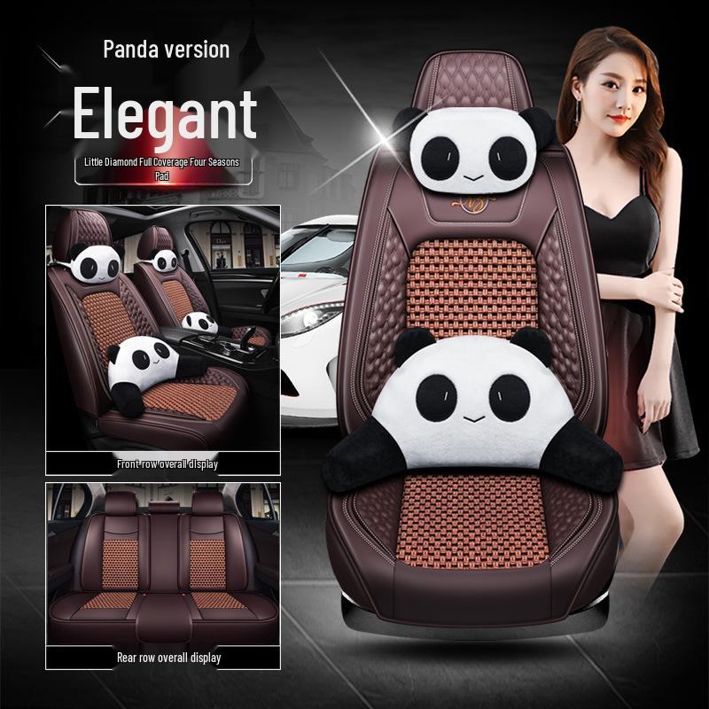 XDD Premium 9D Ice Silk Car Seat Cushion - All-Season Full Coverage Seat Cover